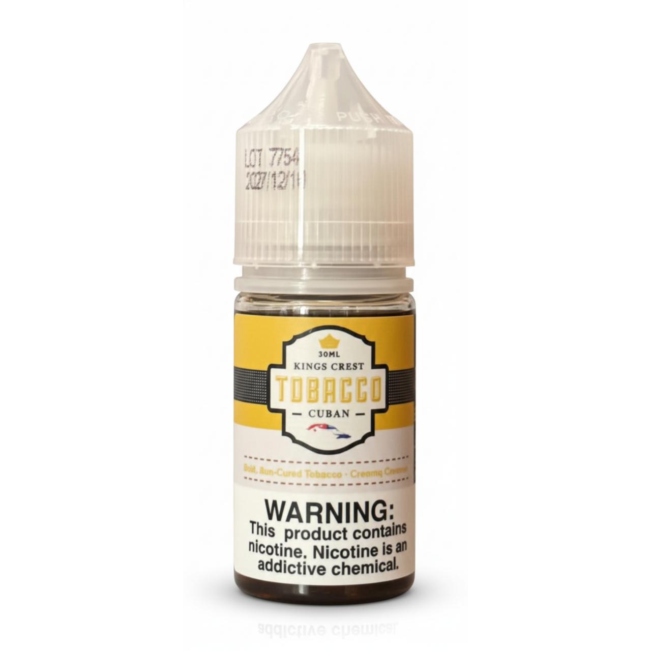 King's Crest Salts Cuban Tobacco 30ml E-Juice