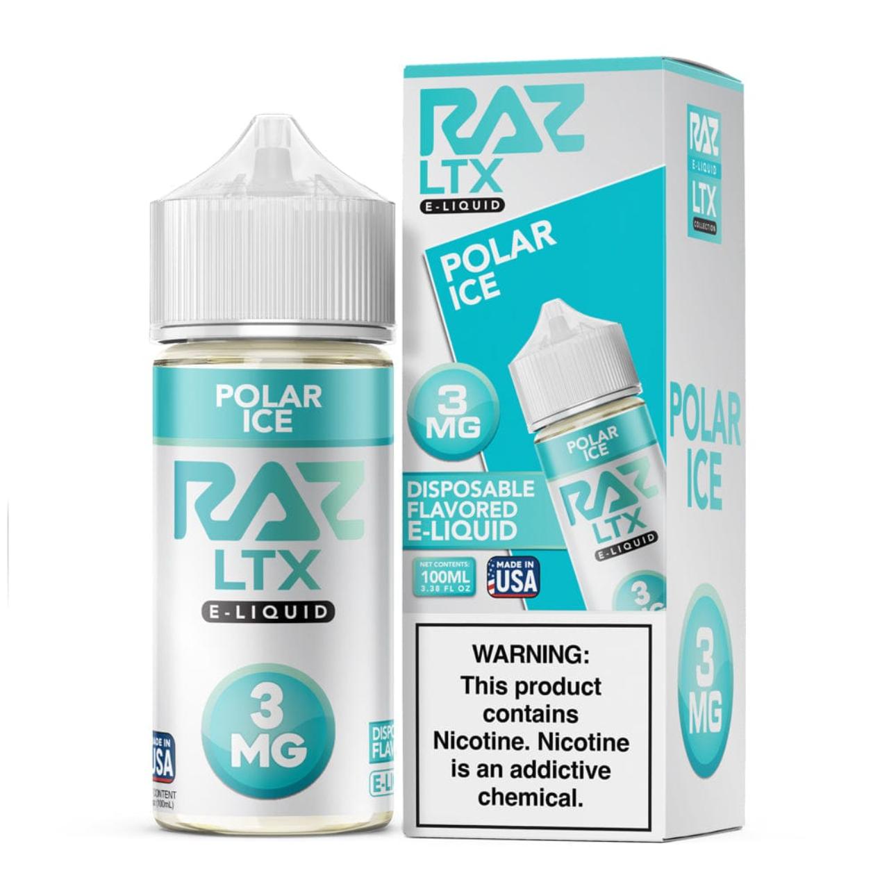 Pod Juice X Raz LTX Polar Ice Tobacco Free Nicotine 100ML E-Juice