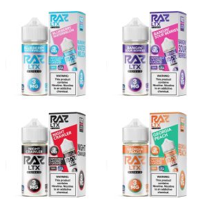 Pod Juice X Raz LTX Tobacco Free Nicotine 100ML E-Juice 0MG