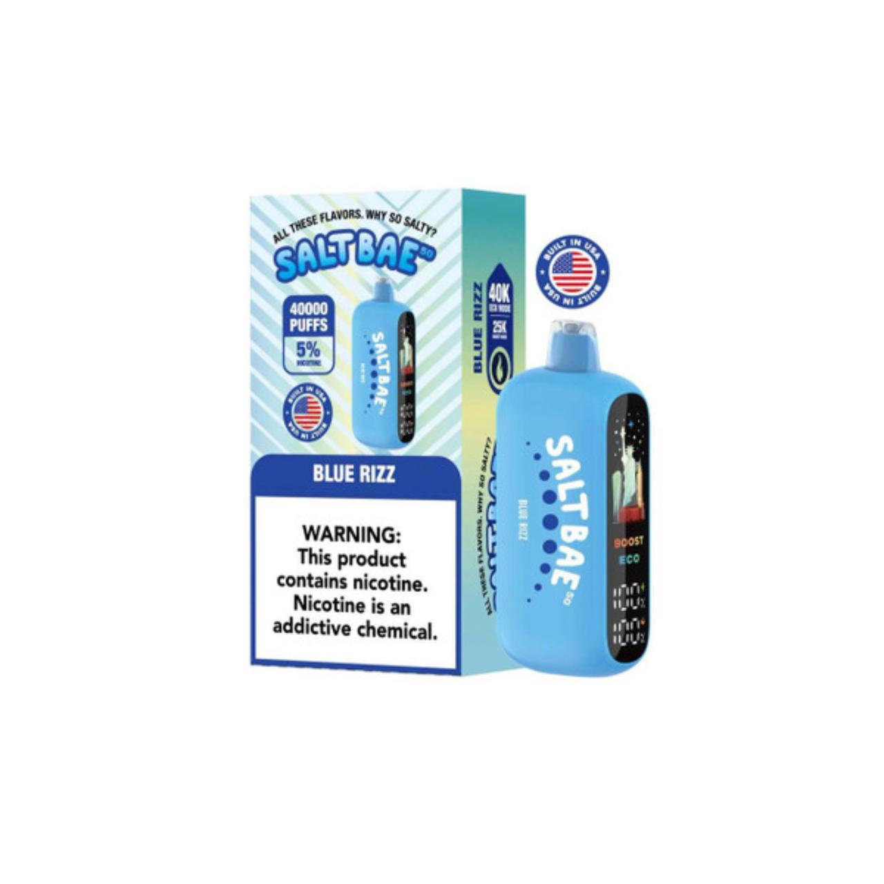 Salt Bae 50 40K Puff Disposable Blue Rizz