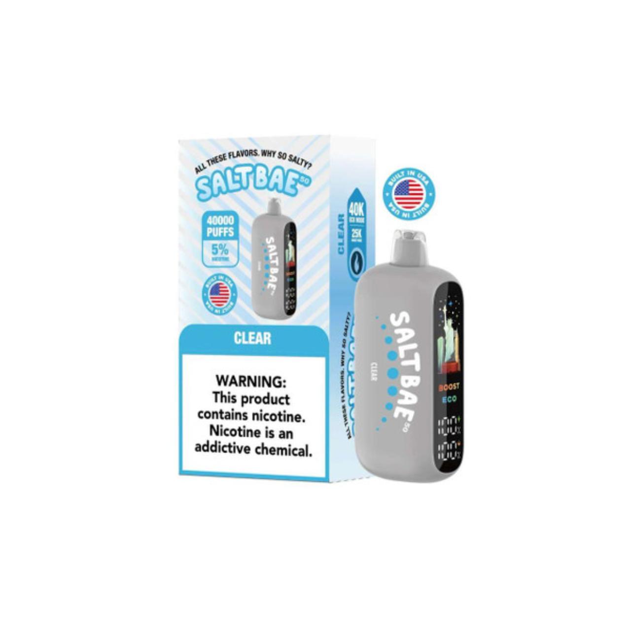 Salt Bae 50 40K Puff Disposable Clear