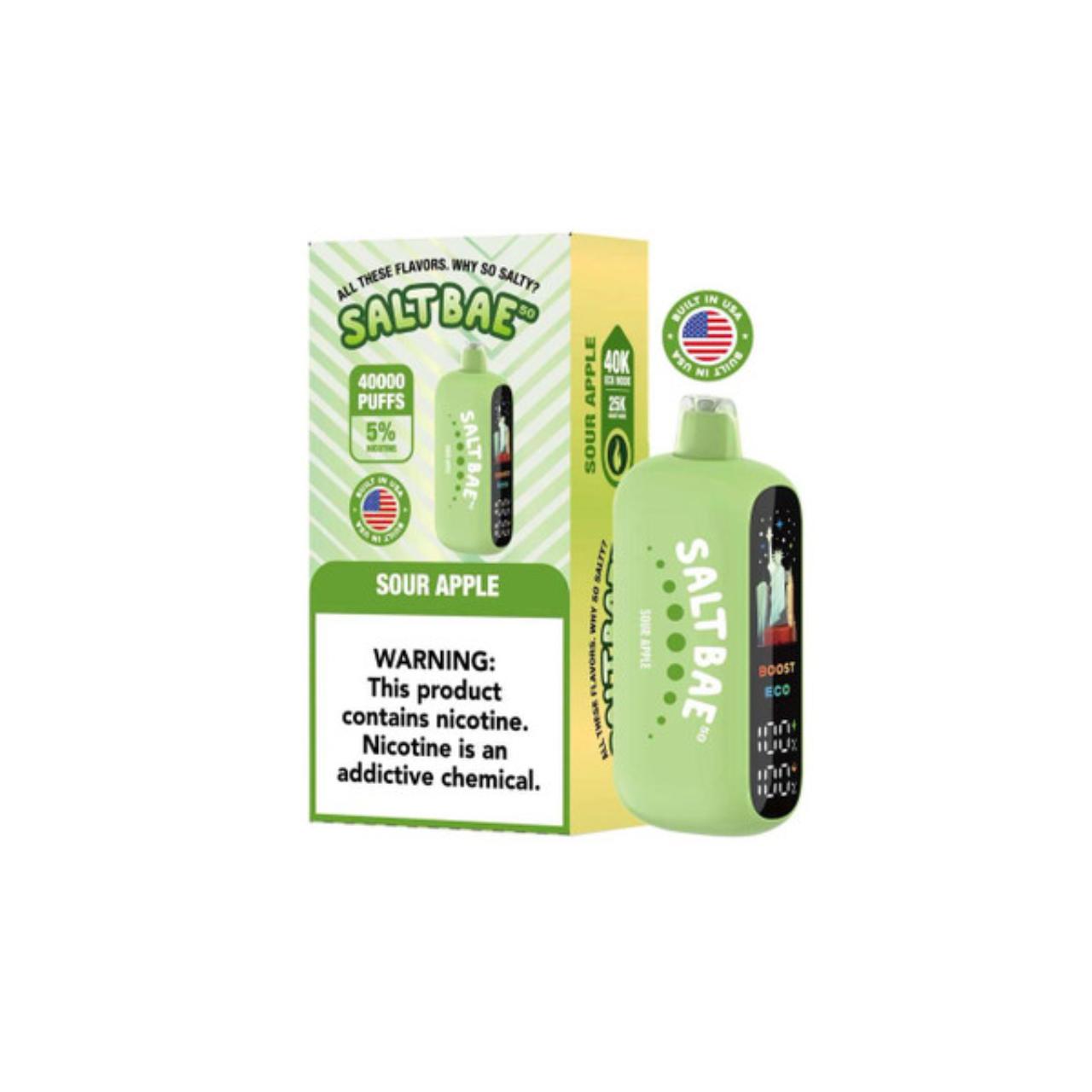 Salt Bae 50 40K Puff Disposable Sour Apple