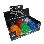 Shred Master Hemp Grinder 2PC 12CT Plastic