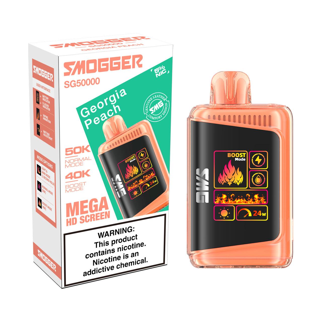 Smogger SG50000 Disposable Georgia Peach
