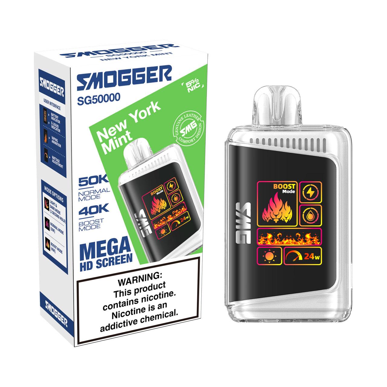 Smogger SG50000 Disposable New York Mint