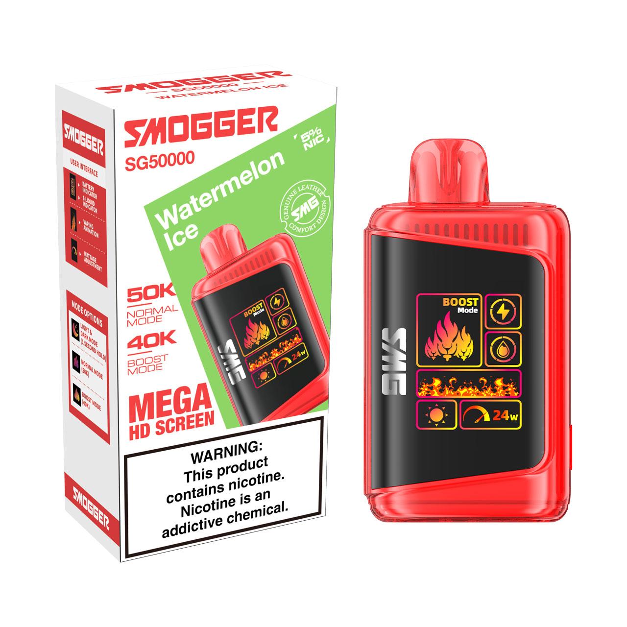 Smogger SG50000 Disposable Watermelon Ice