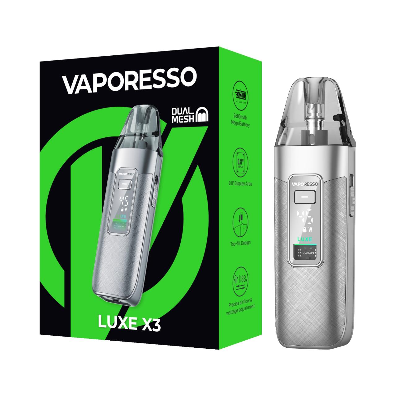Vaporesso Luxe X3 Kit Grey Silk Vaporesso Luxe X3 Kit Grey Silk