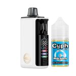 VooPoo VRIZZ 2 x Cyph Starter Kit-White Leather+White Gummy
