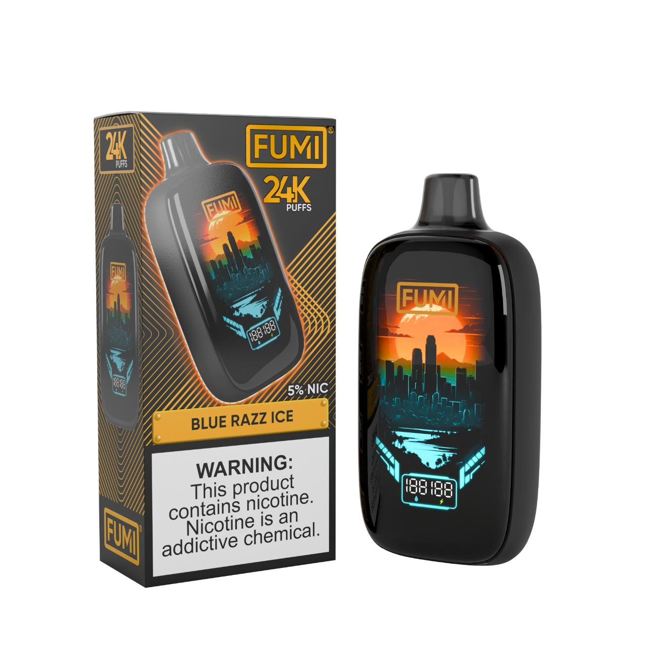 FUMI 24K Puff 5% Disposable Blue Razz Ice
