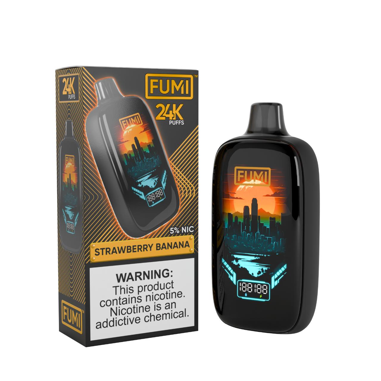 FUMI 24K Puff 5% Disposable Strawberry Banana