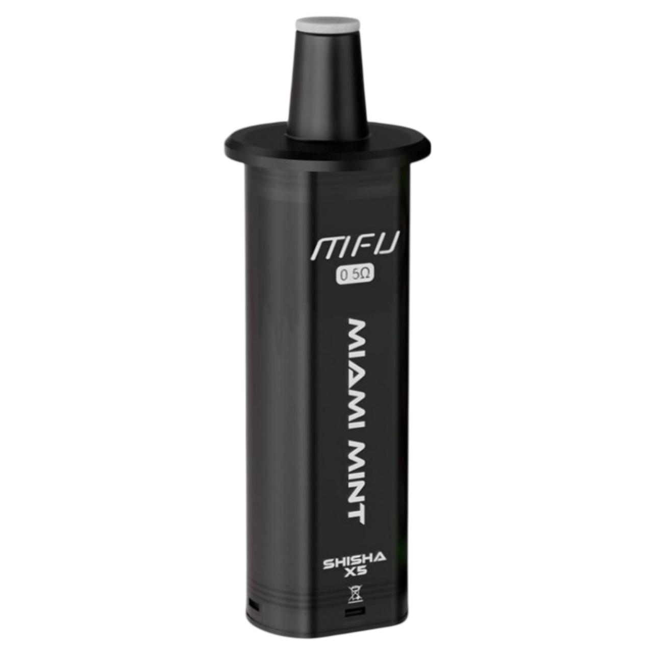MFU SHISHA X5 Hookah 35K Replacement Pod - 1PK Miami Mint