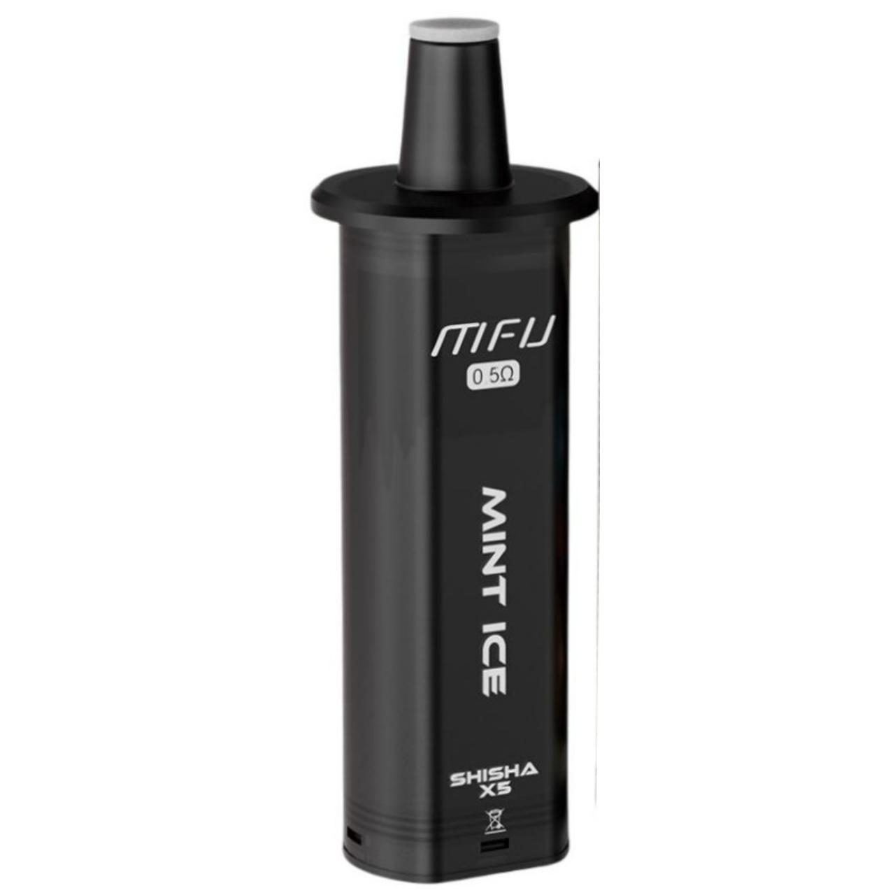MFU SHISHA X5 Hookah 35K Replacement Pod - 1PK Mint Ice