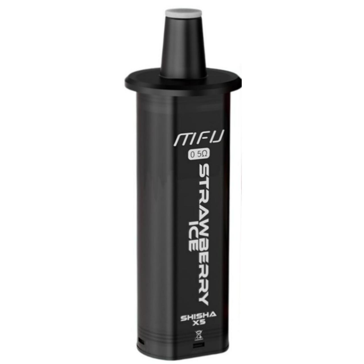MFU SHISHA X5 Hookah 35K Replacement Pod - 1PK Strawberry Ice