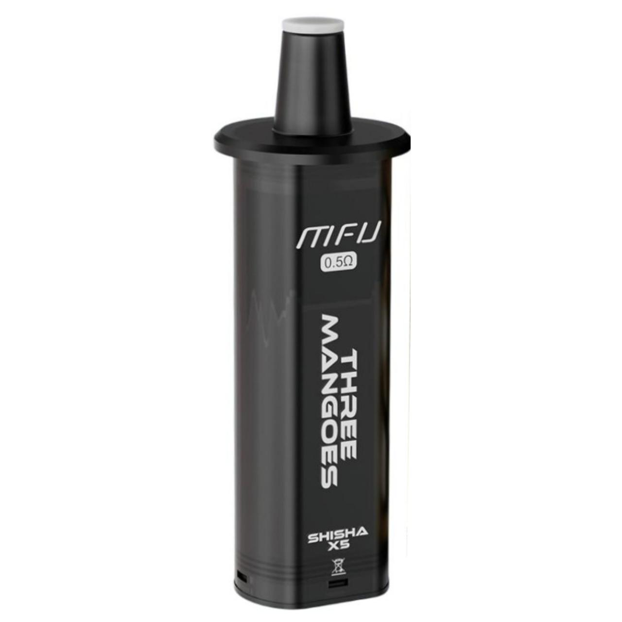 MFU SHISHA X5 Hookah 35K Replacement Pod - 1PK Three Mangoes