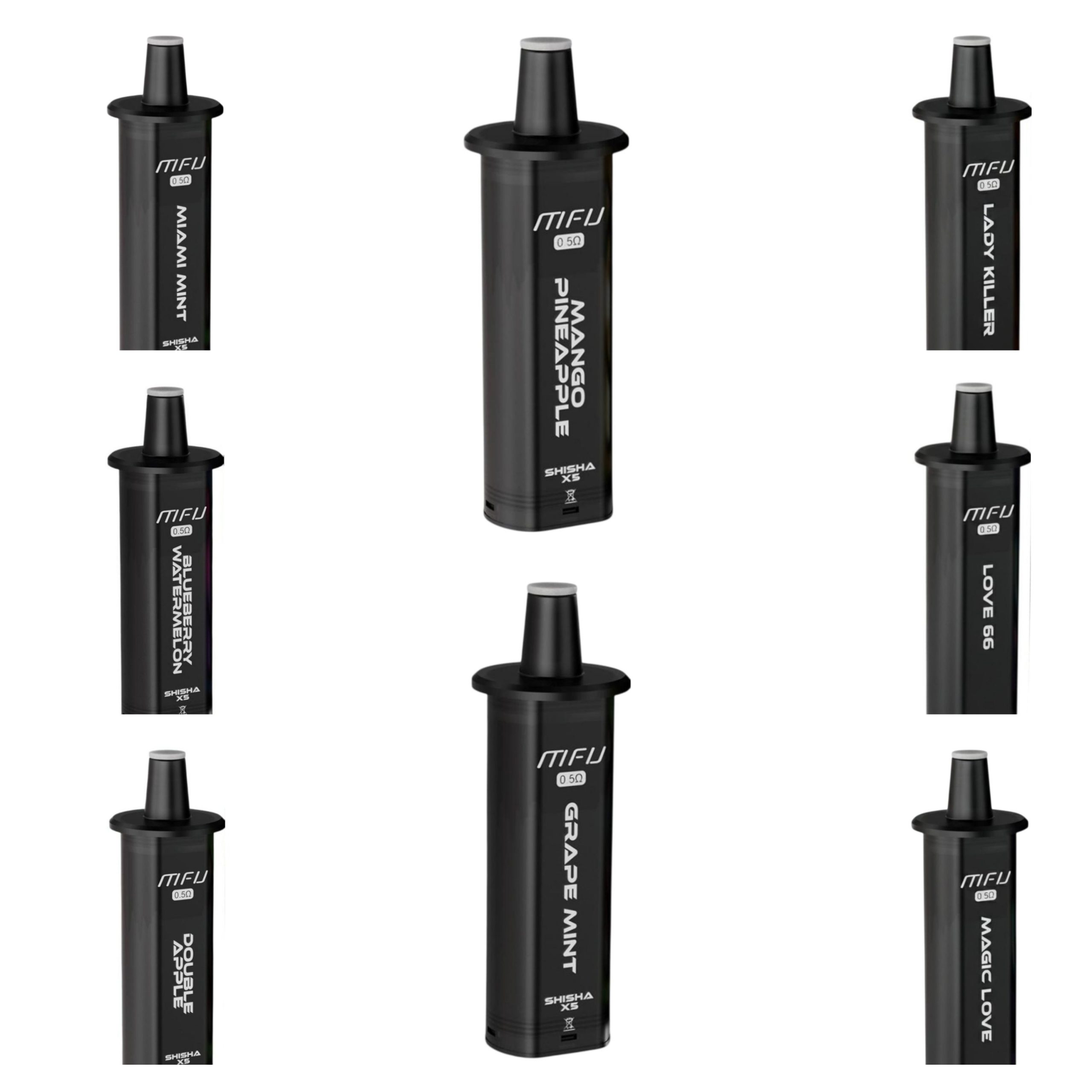 MFU SHISHA X5 Hookah 35K Replacement Pod Cartridge - 1PK