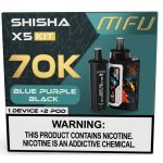 MFU_SHISHA_X5_Hookah_Disposable_70000_Puffs_Blue_Purple_Black