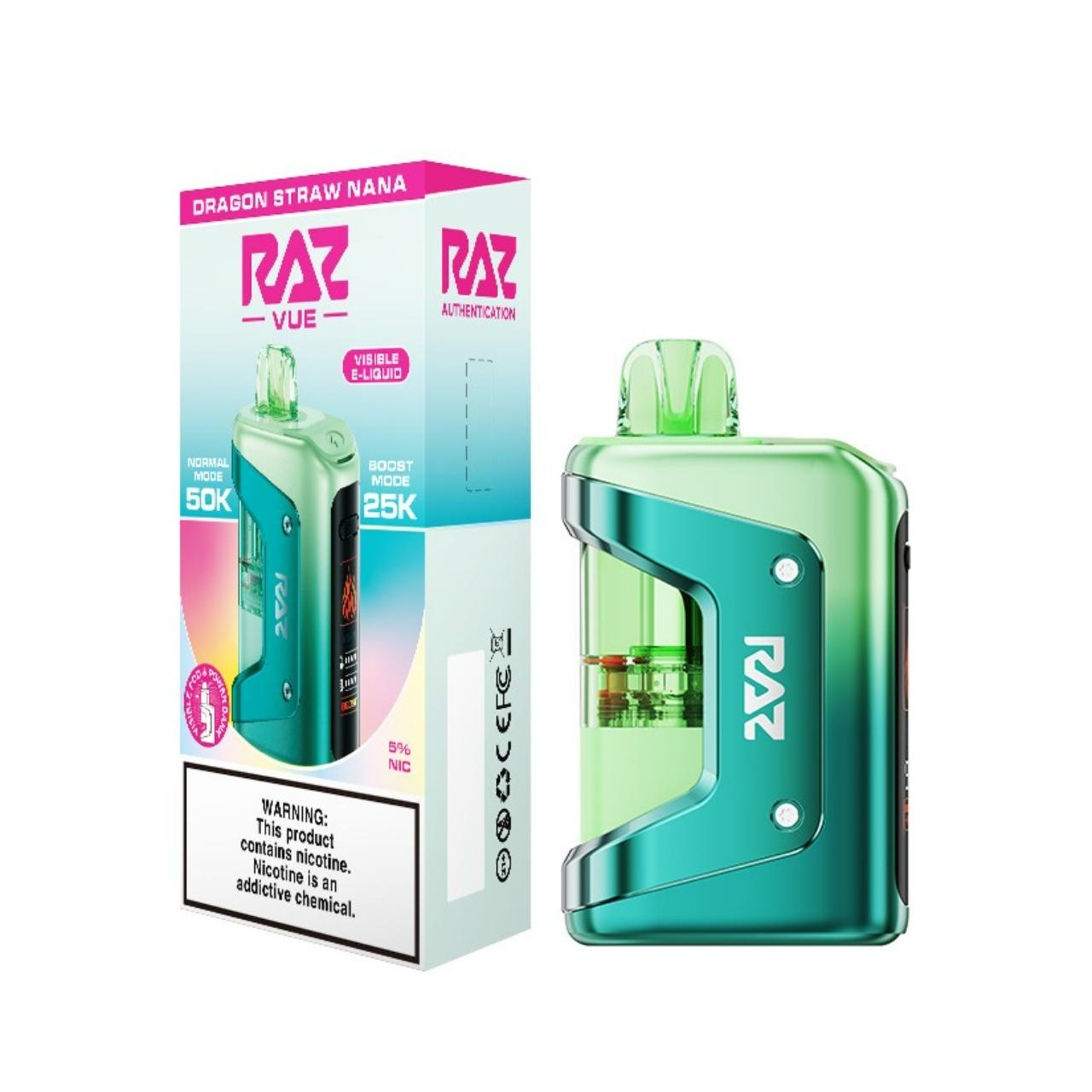 RAZ VUE Kit 50K Puff Disposable Dragon Strawnana