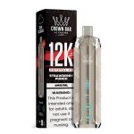 Al Fakher Crown Bar Crystal V2 12K Puff Disposable-Strawberry Punch