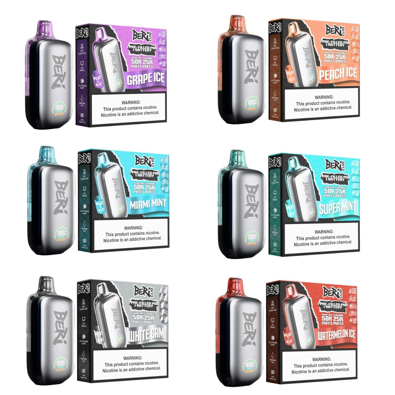 Beri Cliq 50K Puff Disposable Kit