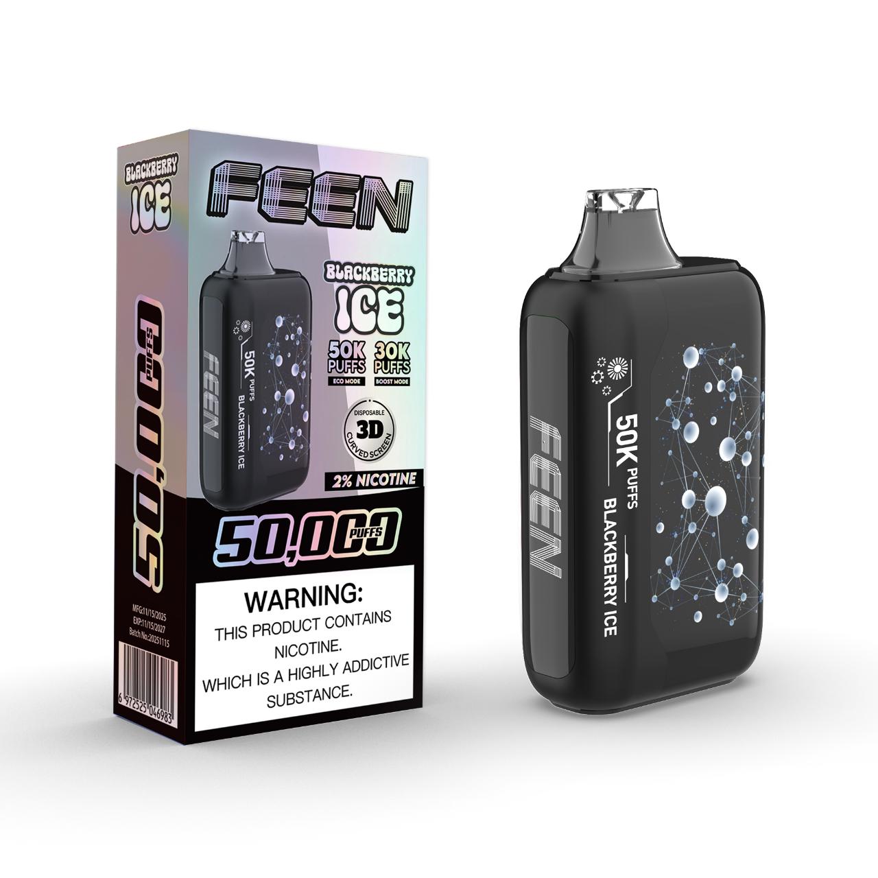 Feen 2% 50K Puff Disposable Blackberry Ice Feen 2% 50K Puff Disposable Blackberry Ice