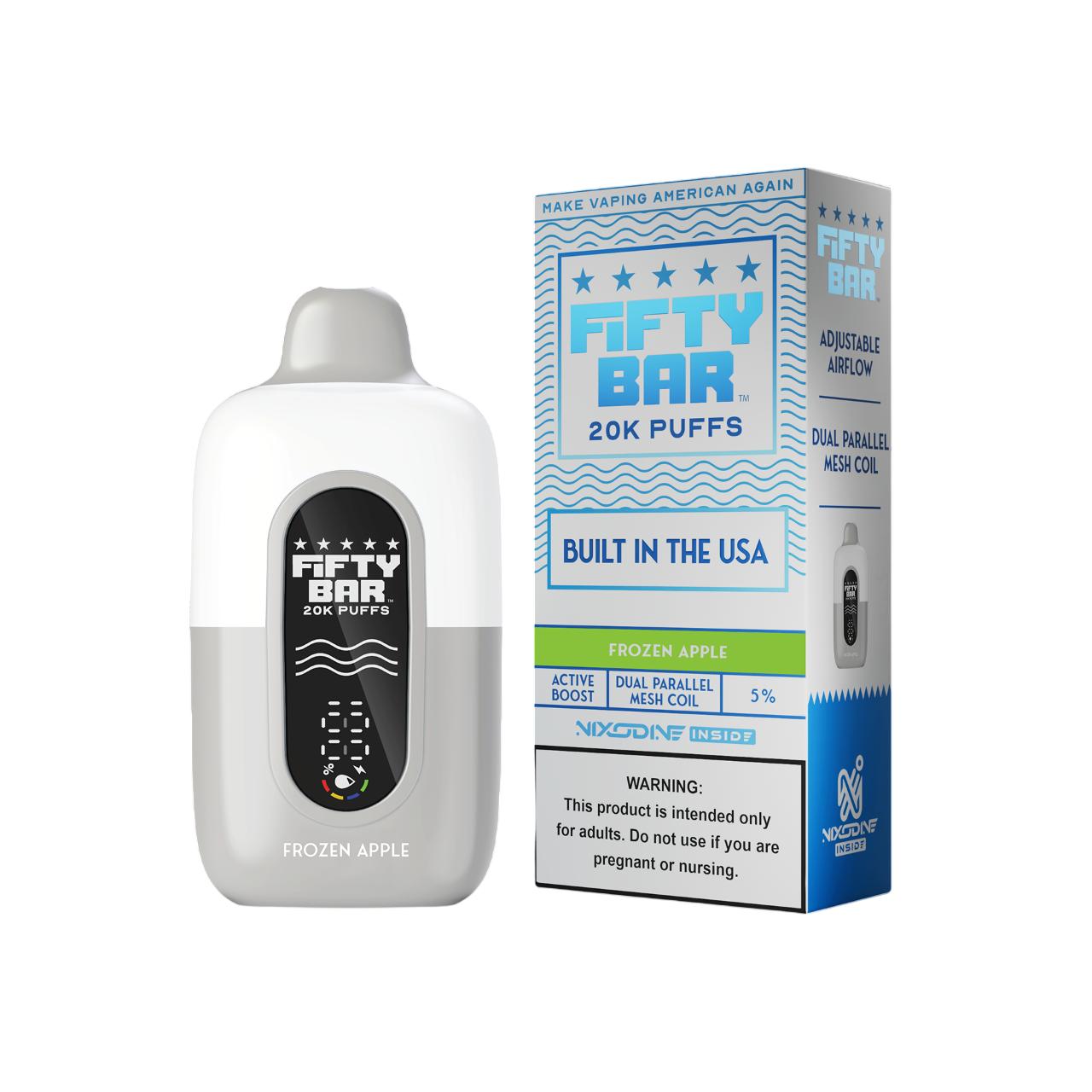 Fifty Bar Nixodine V2 20000 Puff Disposable Frozen Apple Fifty Bar Nixodine V2 20000 Puff Disposable Frozen Apple