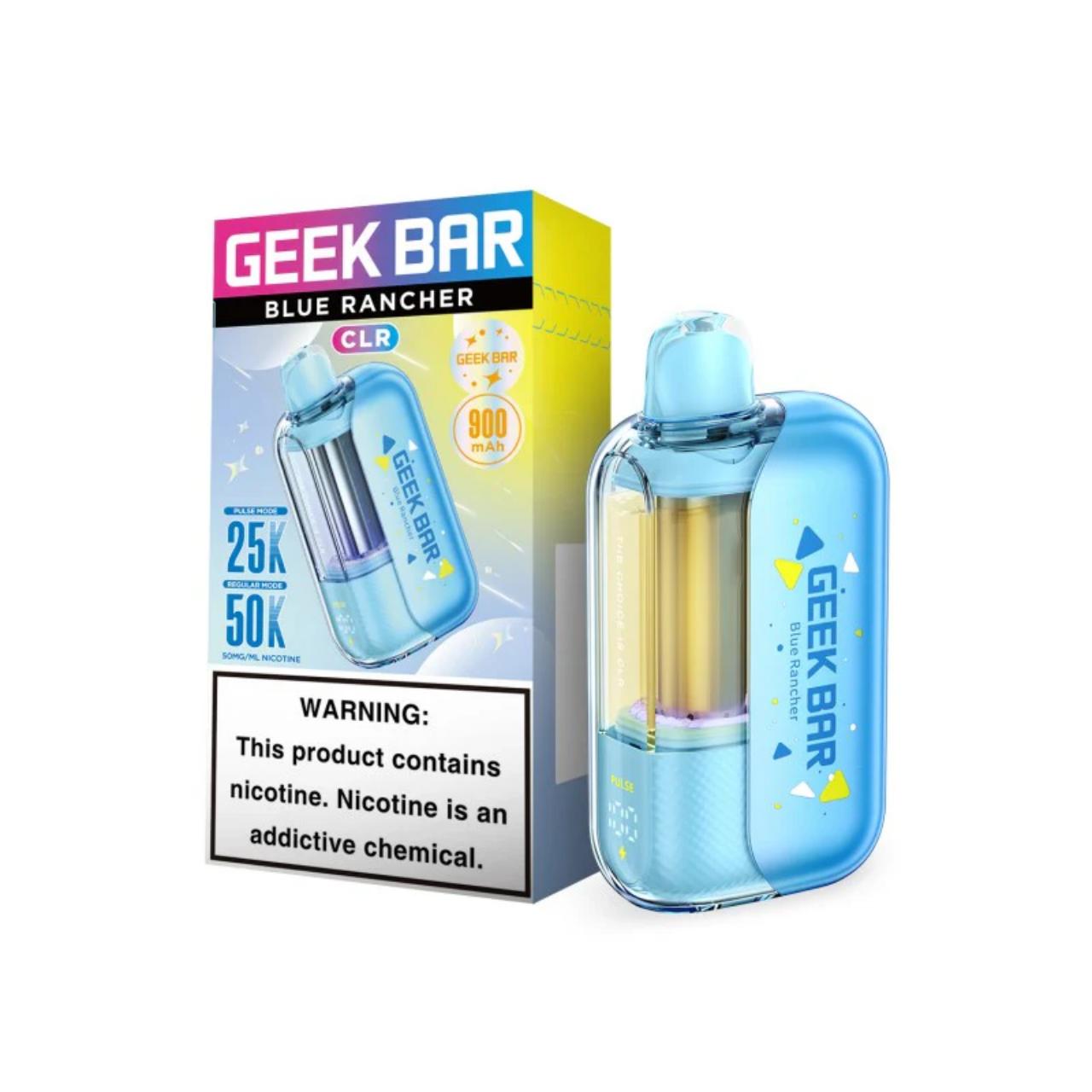 Geek Bar CLR 50K Puff Disposable Blue Rancher Geek Bar CLR 50K Puff Disposable Blue Rancher
