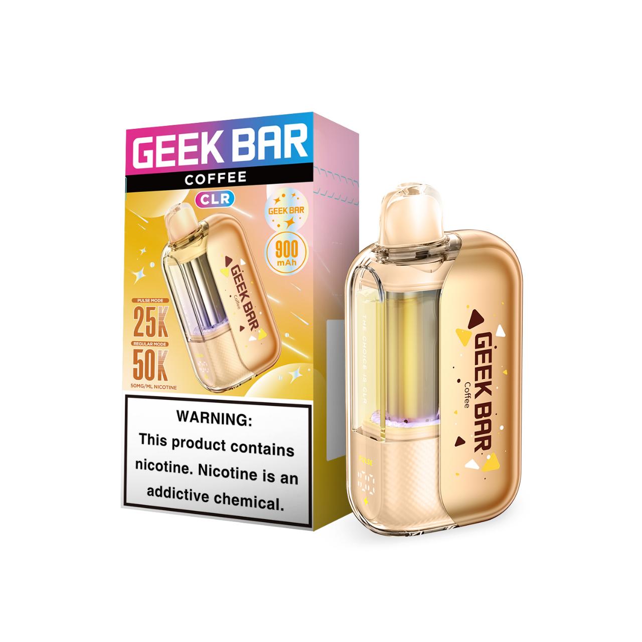 Geek Bar CLR 50K Puff Disposable Coffee Geek Bar CLR 50K Puff Disposable Coffee