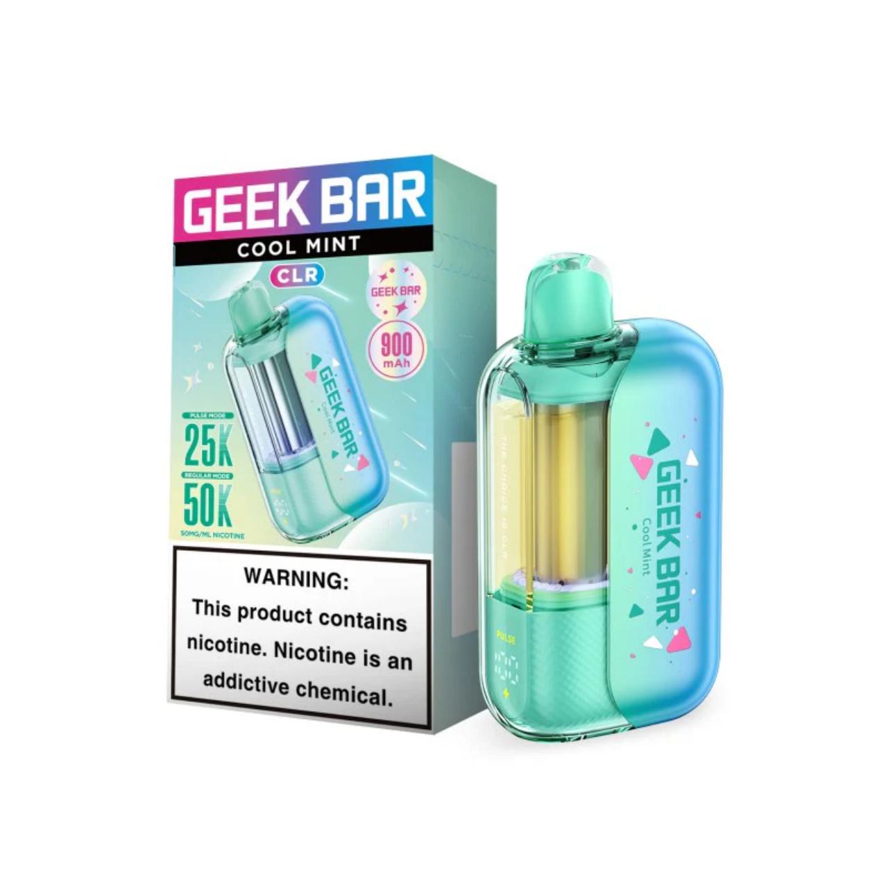 Geek Bar CLR 50K Puff Disposable Cool Mint Geek Bar CLR 50K Puff Disposable Cool Mint