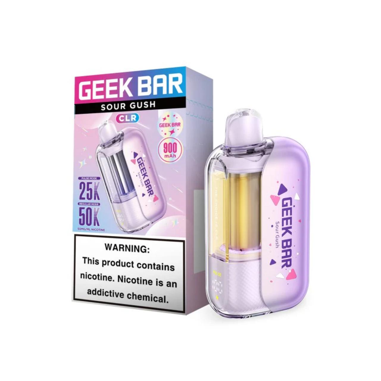 Geek Bar CLR 50K Puff Disposable Sour Gush Geek Bar CLR 50K Puff Disposable Sour Gush