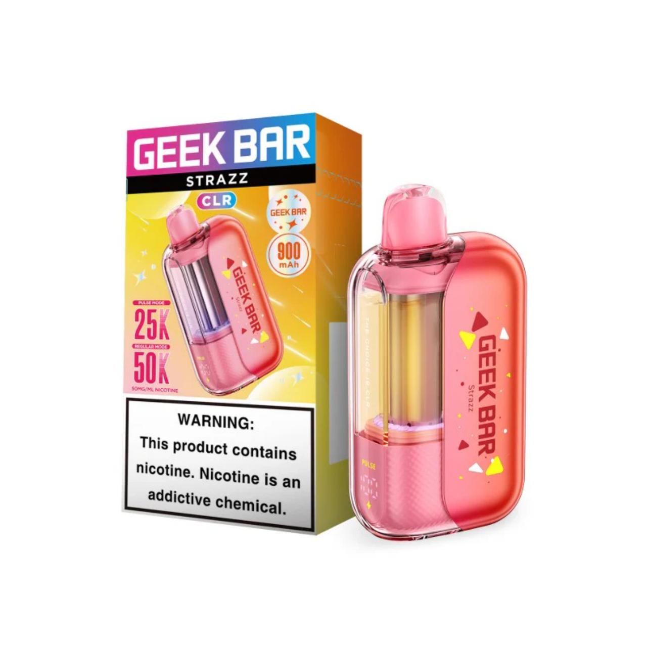 Geek Bar CLR 50K Puff Disposable Strazz Geek Bar CLR 50K Puff Disposable Strazz