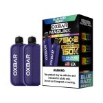 Oxbar Maglink Nixodine 75K Replacement Pod Cartridge - 2PK Blue Razz Burst