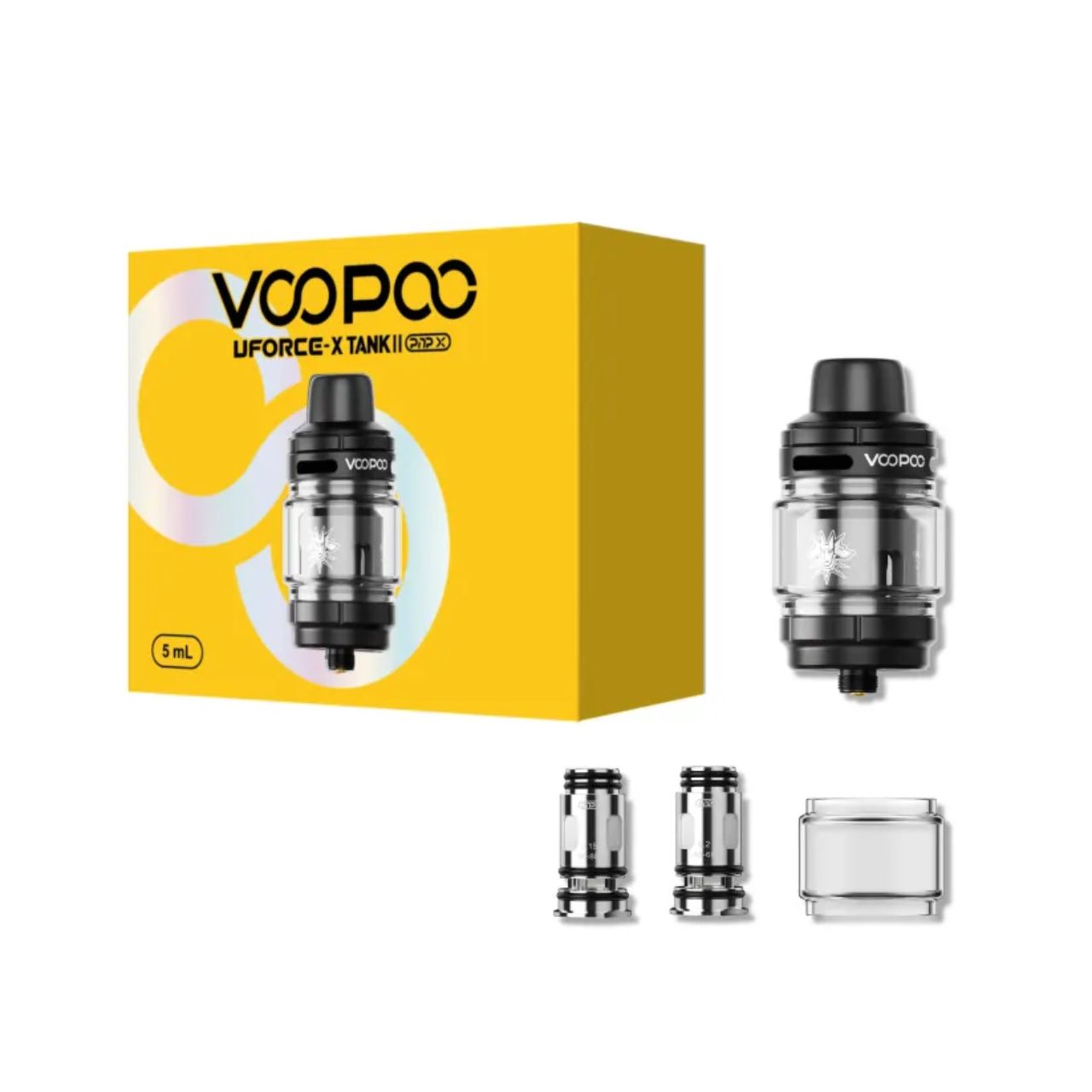 VooPoo Uforce X II Tank-Black VooPoo Uforce X II Tank-Black