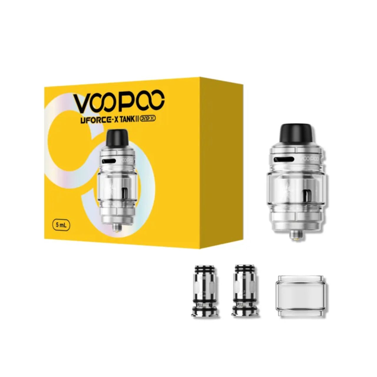VooPoo Uforce X II Tank-Silver VooPoo Uforce X II Tank-Silver