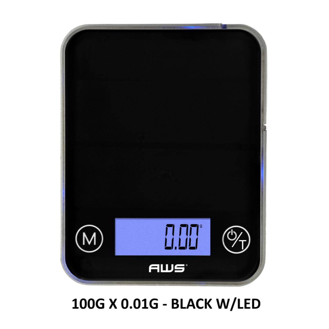 AWS CUBE-100G X 0.01G - BLACK W LED AWS CUBE-100G X 0.01G - BLACK W LED
