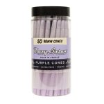 BLAZY SUSAN CONES - 98MM PURPLE JAR- 50CT