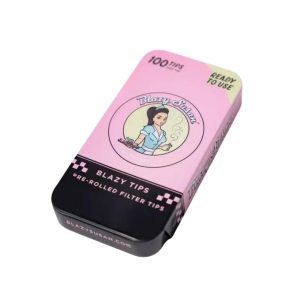 BLAZY SUSAN TIPS IN TIN PINK - 1PK - 100CT