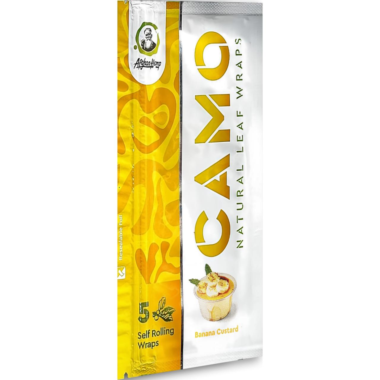 Camo Wraps Classic 1PK - 5ct Banana Custard Camo Wraps Classic 1PK - 5ct Banana Custard