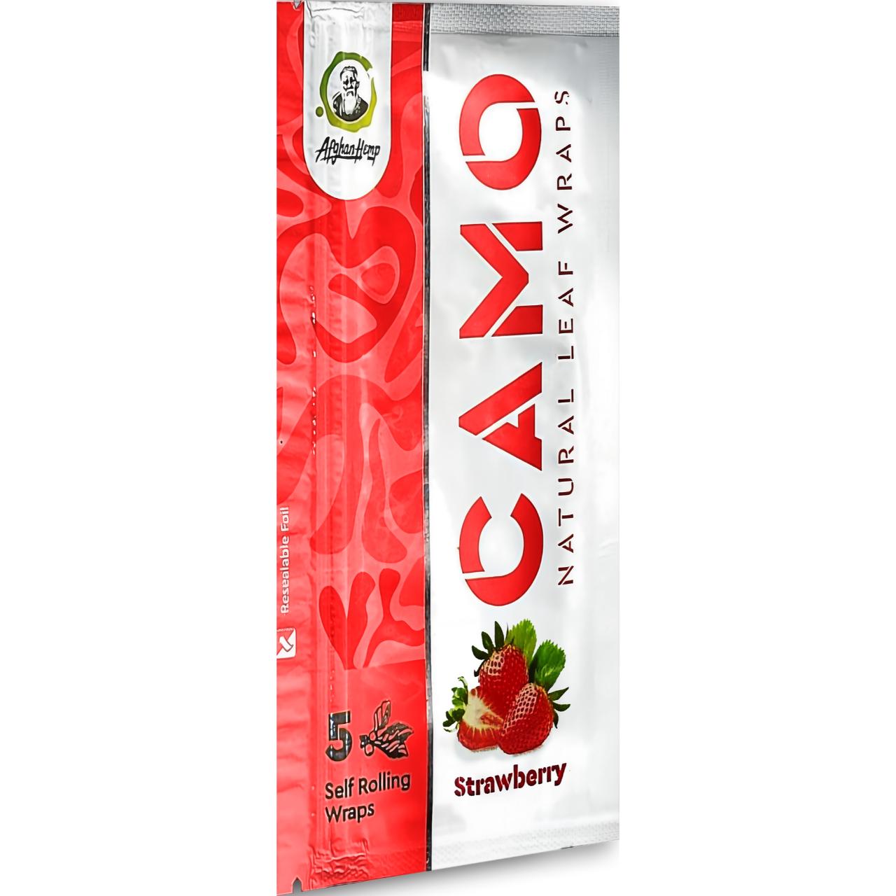 Camo Wraps Classic 1PK - 5ct Strawberry Camo Wraps Classic 1PK - 5ct Strawberry