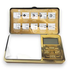 D-TEK DIGITAL SCALE - 1200G 0.1G -GOLD - DT-LE1200
