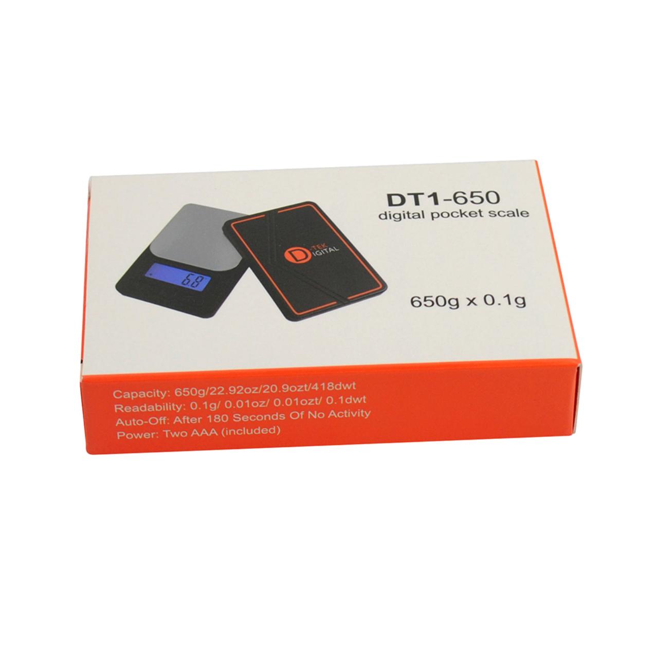 D-TEK DIGITAL SCALE 650G 0.1G -DT1-650 D-TEK DIGITAL SCALE 650G 0.1G -DT1-650