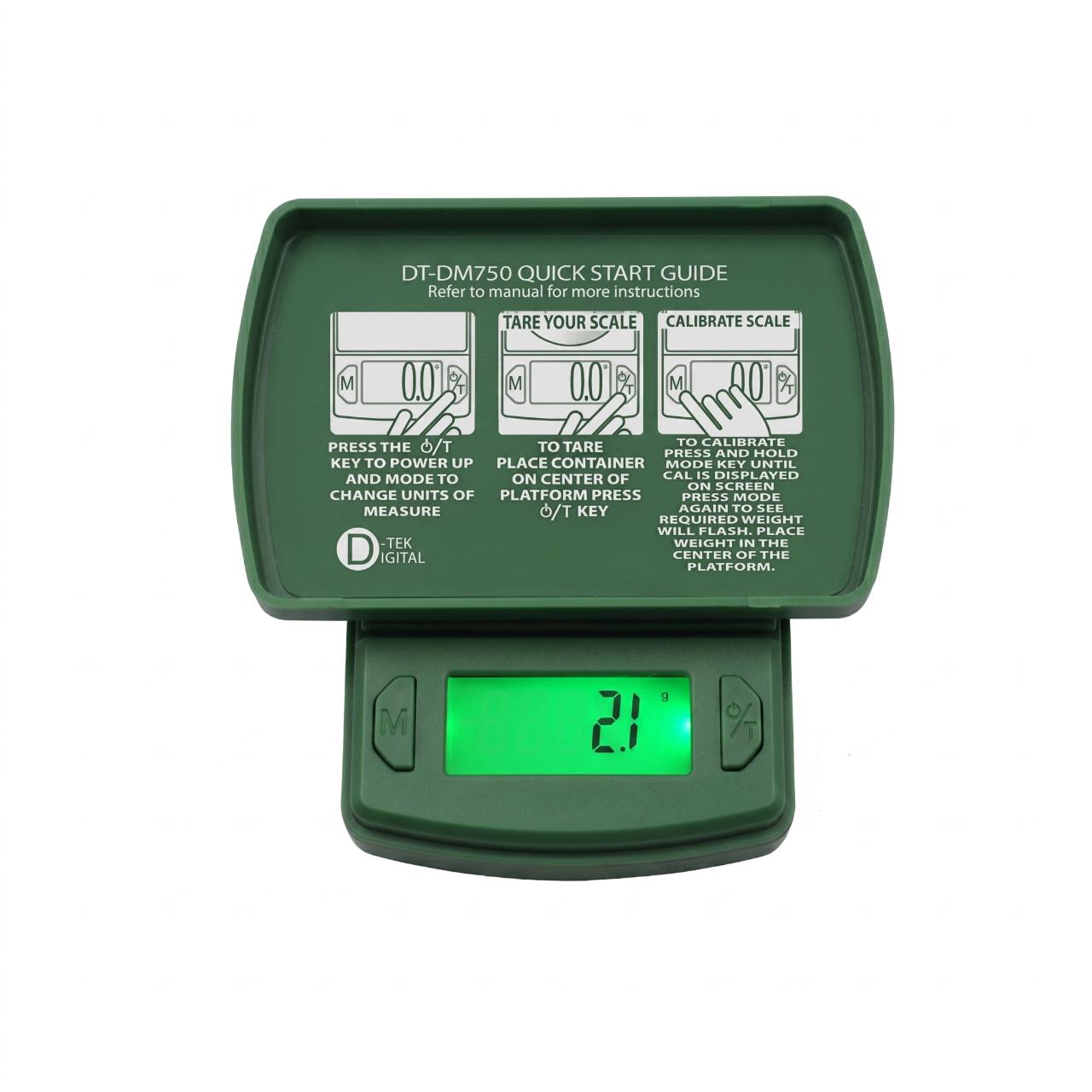 D-TEK DIGITAL SCALE - 750G GREEN 1