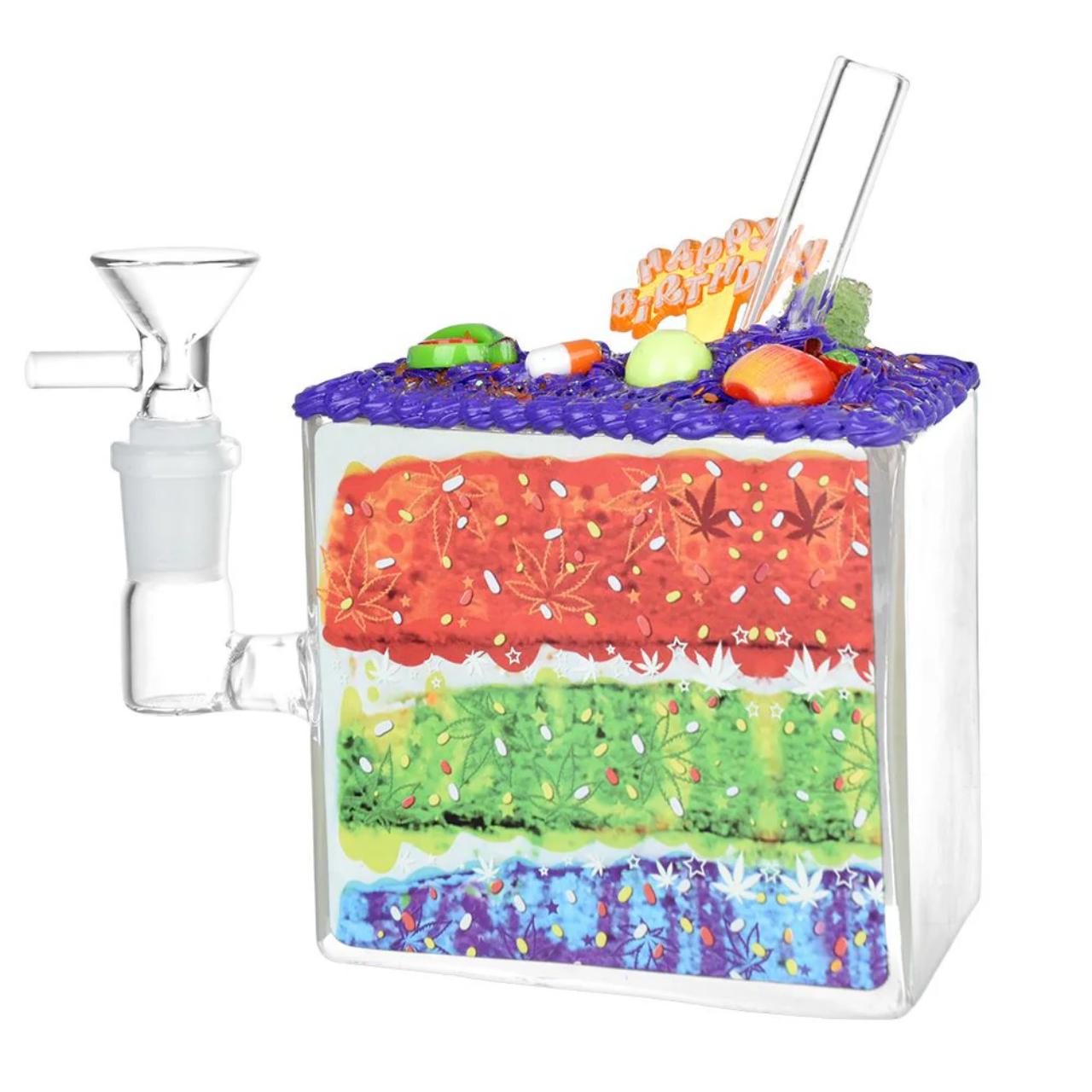Dabtized Cake N Bake Slice Glass Waterpipe Side 2 Dabtized Cake N Bake Slice Glass Waterpipe Side 2