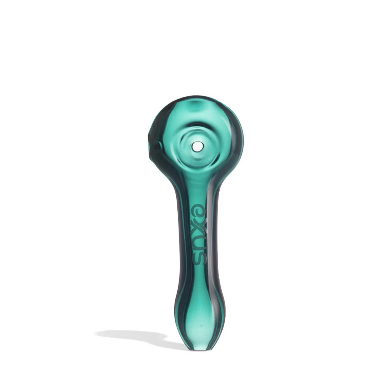 EXXUS CAVE - GLASS - HAND PIPE GREEN EXXUS CAVE - GLASS - HAND PIPE GREEN