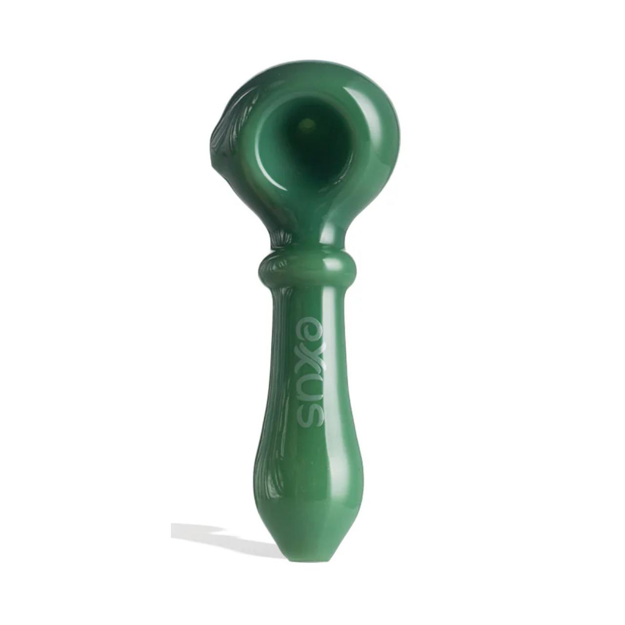 EXXUS WAND - GLASS - HAND PIPE SOLID GREEN EXXUS WAND - GLASS - HAND PIPE SOLID GREEN