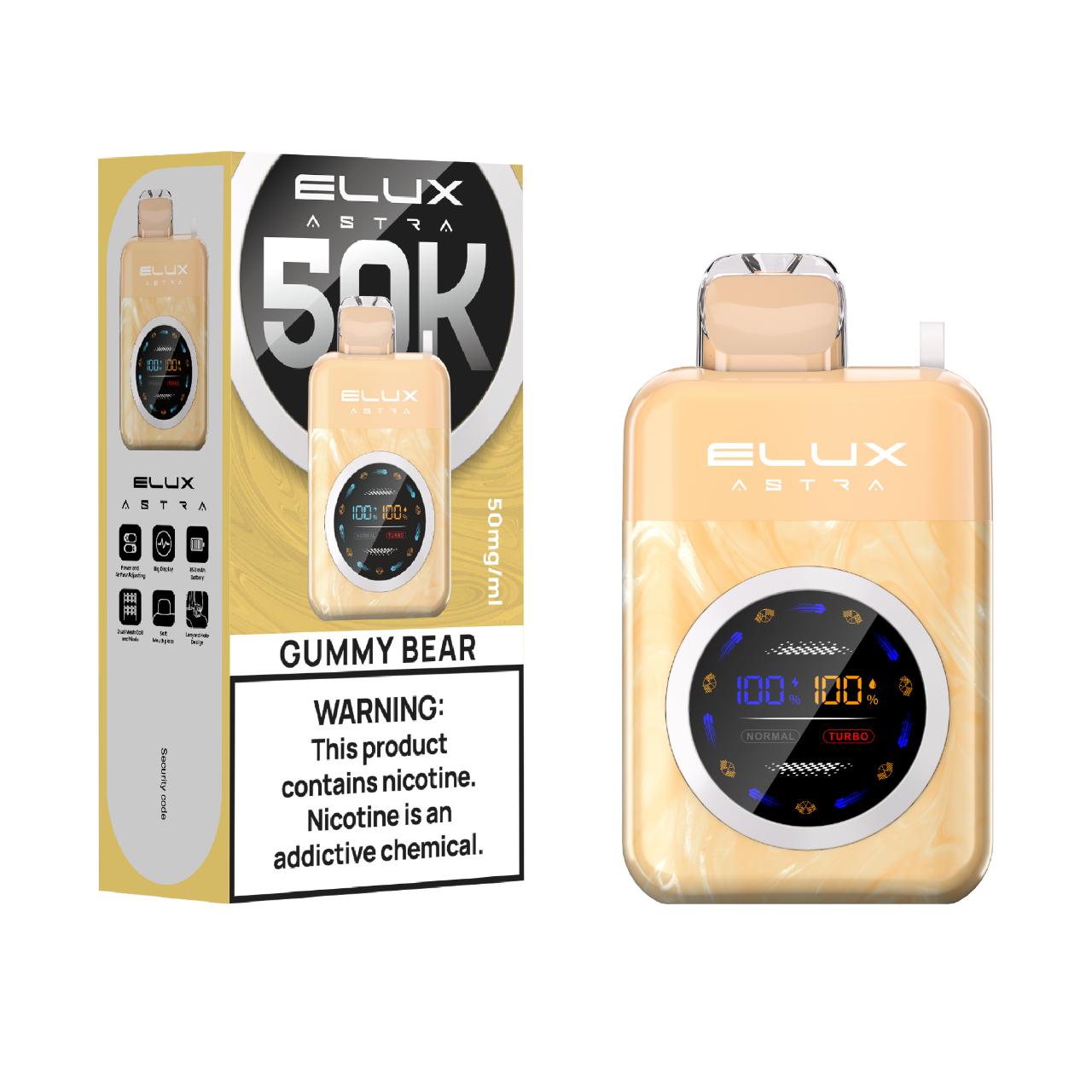 Elux Astra 50K Puff Disposable Gummy Bear Elux Astra 50K Puff Disposable Gummy Bear