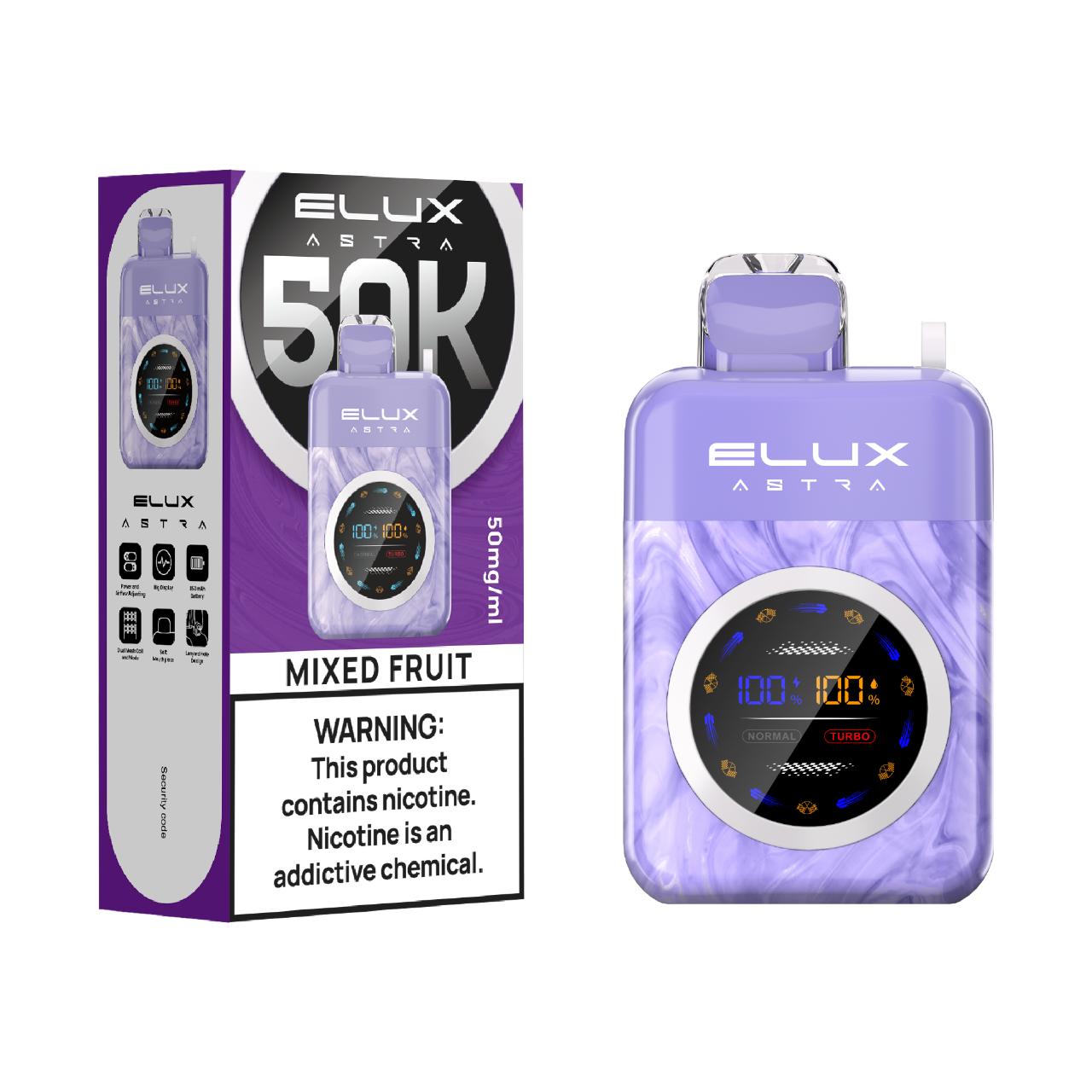 Elux Astra 50K Puff Disposable Mixed Fruit Elux Astra 50K Puff Disposable Mixed Fruit