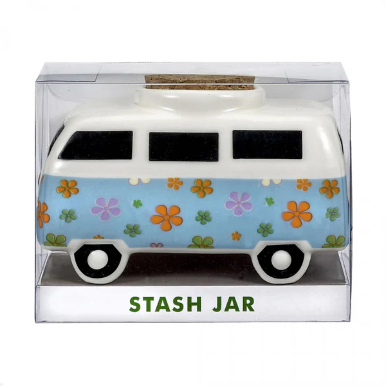 FUJIMA STASH JAR-CERAMIC HIPPIE BUS LSJ10 FUJIMA STASH JAR-CERAMIC HIPPIE BUS LSJ10
