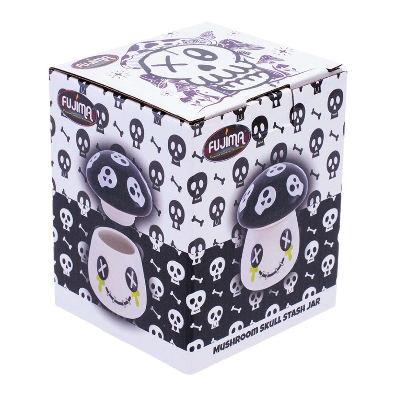 FUJIMA STASH JAR-MUSHROOM SKULL LSJ25 FUJIMA STASH JAR-MUSHROOM SKULL LSJ25