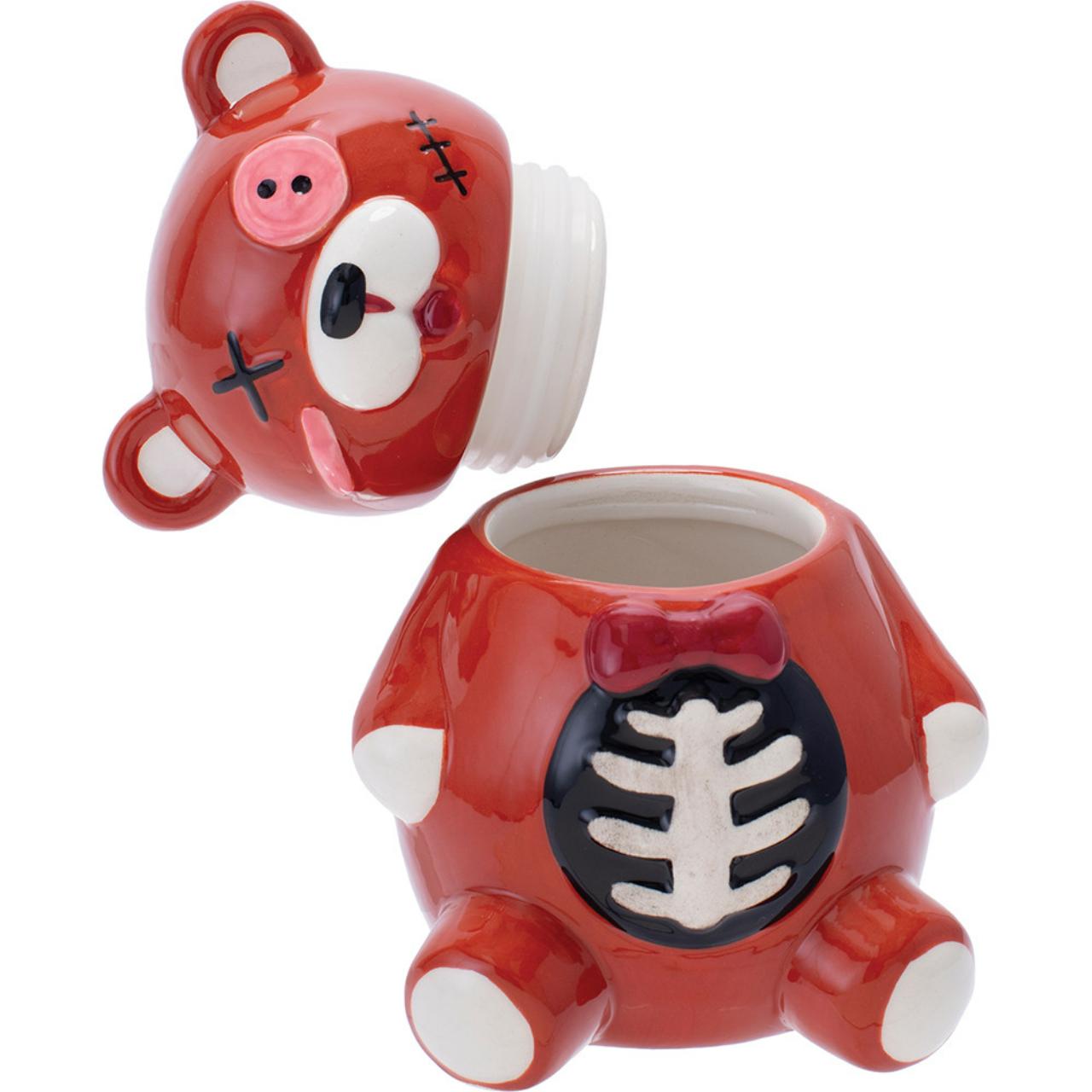 FUJIMA ZOMBIE SCARE BEAR STORAGE JAR - LSJ23 -1 FUJIMA ZOMBIE SCARE BEAR STORAGE JAR - LSJ23 -1