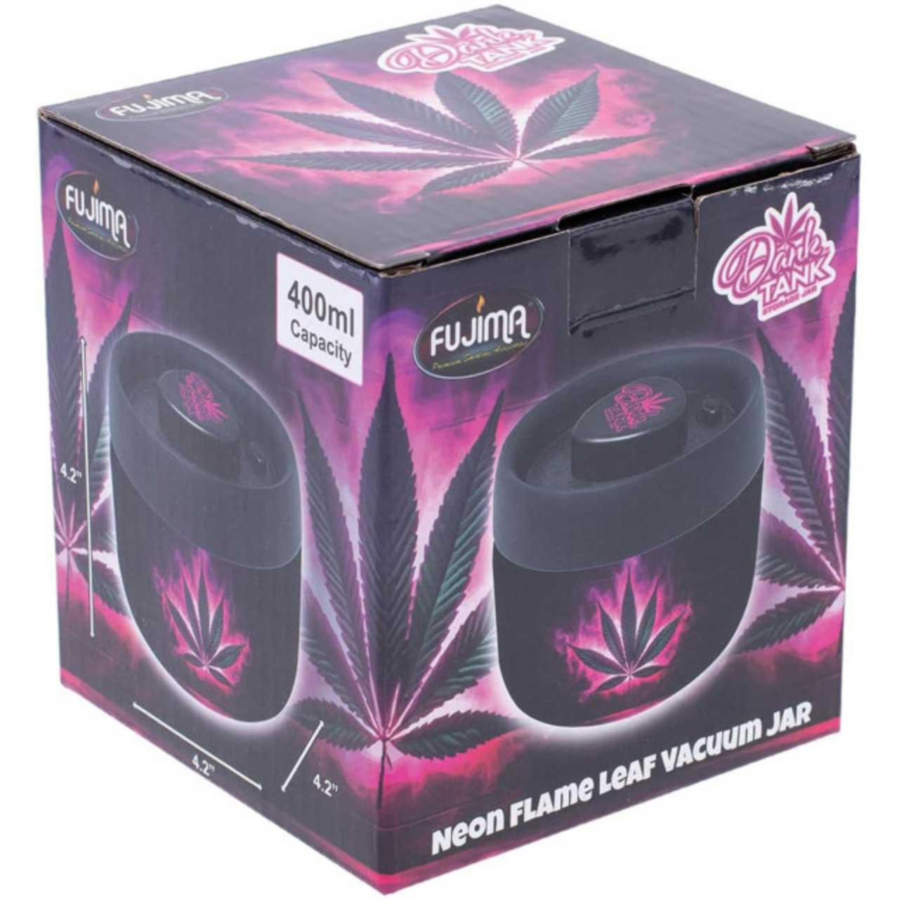 Fujima Dank Tank Vaccum Jar Neon Flame Leaf Fujima Dank Tank Vaccum Jar Neon Flame Leaf
